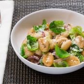 Crispy Brown Butter Gnocchi with Meyer Lemon & Brussels Sprouts