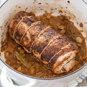 French-Style Pot-Roasted Pork Loin