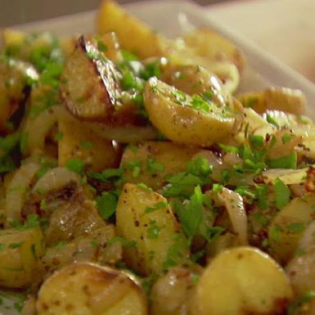 Mustard-Roasted Potatoes - Ina Garten