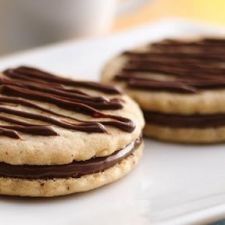 Chocolate Hazelnut Sandwich Cookies