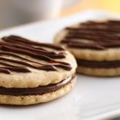 Chocolate Hazelnut Sandwich Cookies