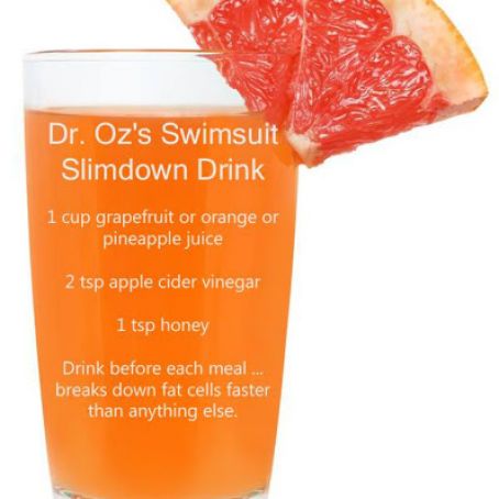 Dr. Oz's Swimsuit Slimdown Drink
