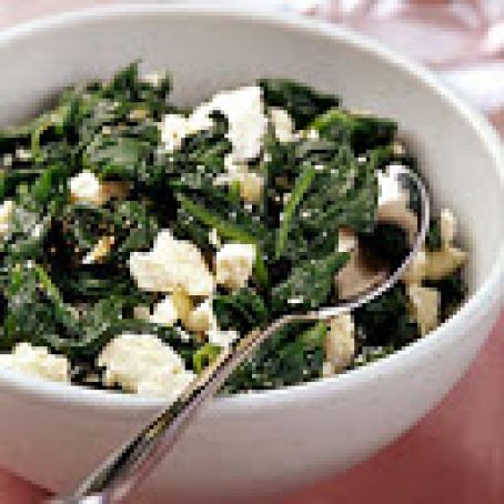 Spinach-and-Feta Sauté