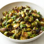 Roasted Garlic Brussel Sprouts 