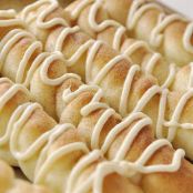 Cinnamon Sugar Breadsticks with Cream Cheese Drizzle