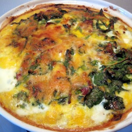 Spinach Bacon & Hashbrown Quiche