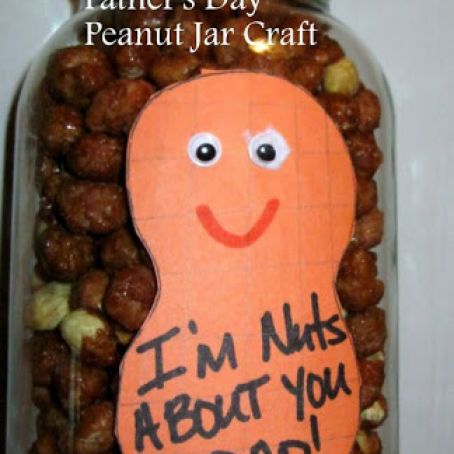 Father's Day Peanut Jar Craft