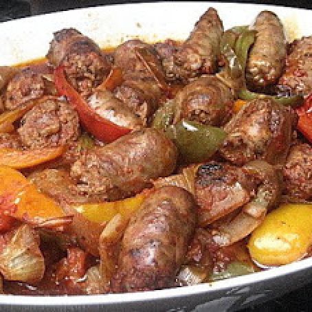 Crockpot Italian Sausage and Peppers