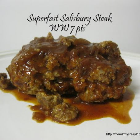Superfast Salisbury Steak (WW 7pts)