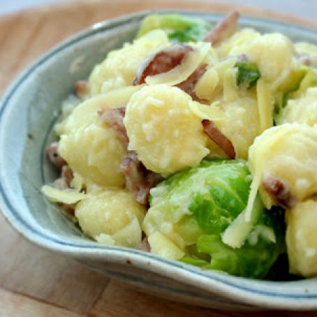 Gnocchi with Bacon & Brussels Sprouts