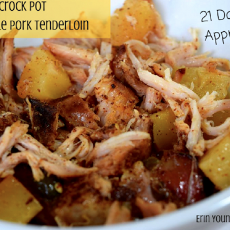 Crock Pot Pineapple Pork Tenderloin