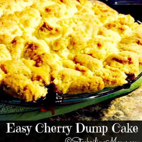 Easy Cherry Dump Cake