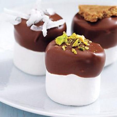Chocolate-Dipped Marshmallows