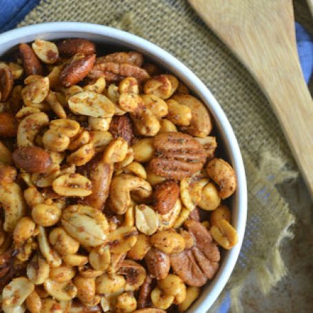 Cajun spiced mixed nuts
