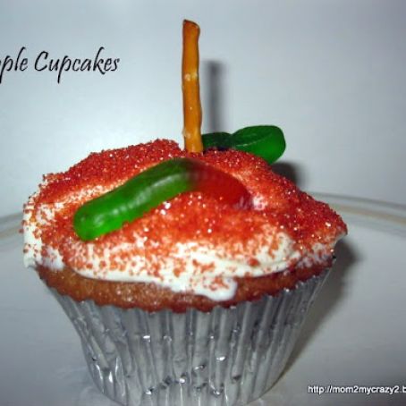 Apple Themed Cupcakes