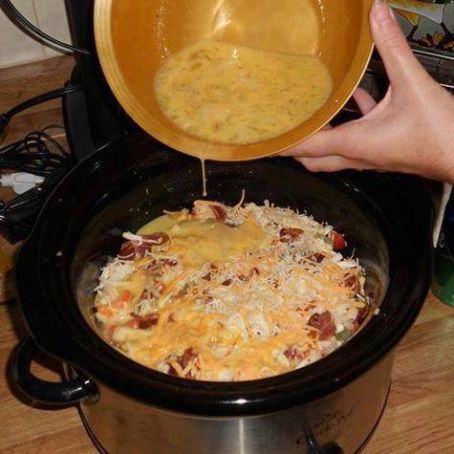 Breakfast Casserole in the Crock Pot