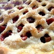 Strawberry Rhubarb Pie and Buttery, Flaky Pie Crust