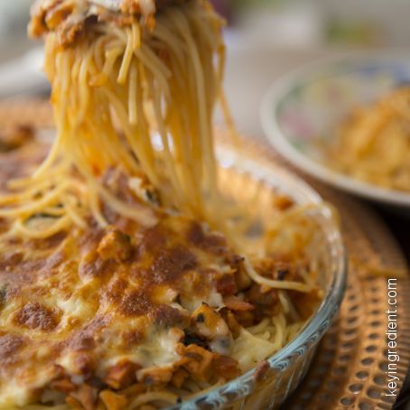 Baked Spaghetti with Ricotta