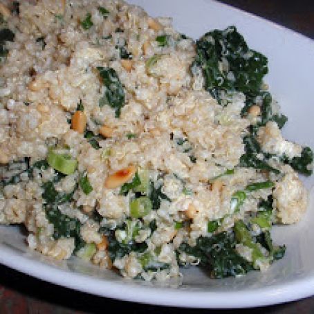 One-Pot Kale and Quinoa Pilaf