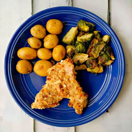 Sheet Pan Pretzel Chicken Dinner - A Kitchen Hoor's Adventures