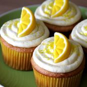 Lemon Drop Martini Cupcakes