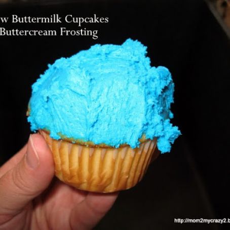 Yellow Buttermilk Cupcake w/Buttercream Frosting