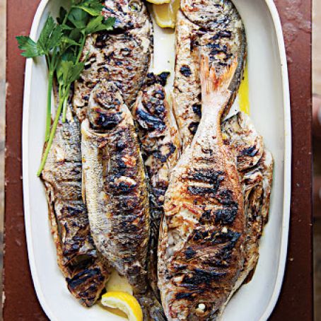 Whole Grilled Fish with Lemon (Riba na Rostilju)