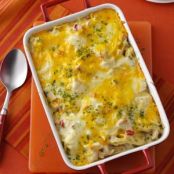 Chicken and Cheese Noodle Bake