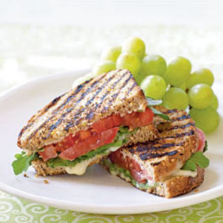 Grilled Tomato and Brie Sandwiches
