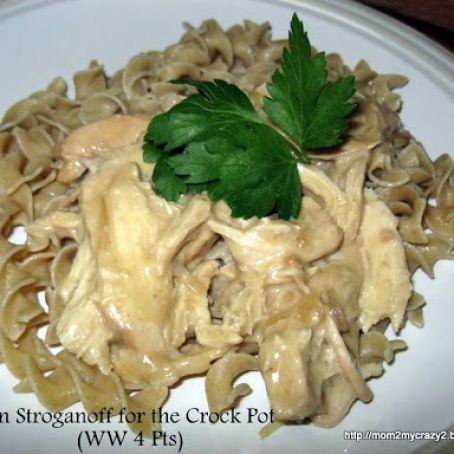 Chicken Stroganoff for the Crock Pot (WW 4 pts)