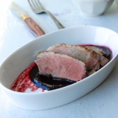 Duck with Concord Grape Sauce