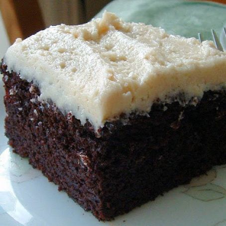 Chocolate Cake with Caramel Frosting