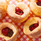 Kids Can Make Popovers with Mixed-Berry Sauce