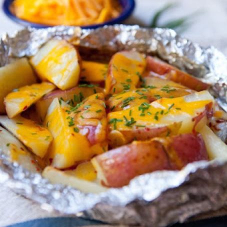Cheesy Grilled Potato Packets