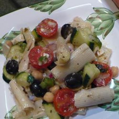 Pasta Salad Greek Style