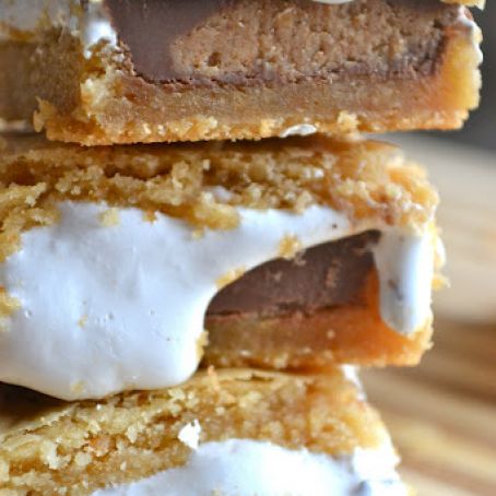 Peanut Butter Cup S’mores Bars