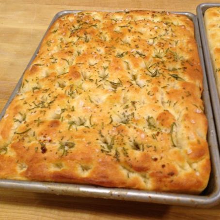 Shaved Garlic and Rosemary Focaccia