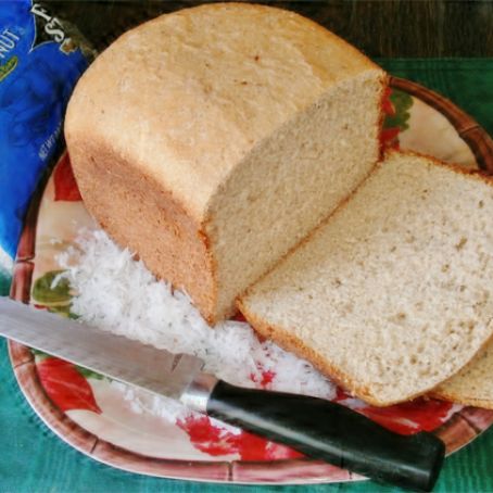 Gluten-Free, High-Protein Coconut Flour Bread-Maker Bread 