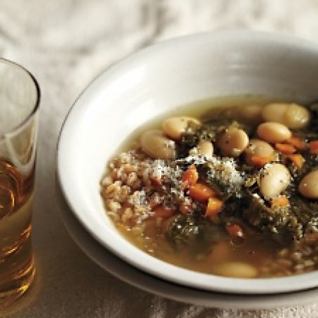 Martha Stewart's Italian White Bean & Mustard Greens Soup