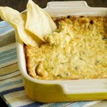 Three Cheese Hot Artichoke Dip