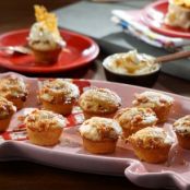 Bacon Caramel Scuffins with Caramel Clotted Cream