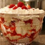 Strawberry Angel Food Trifle