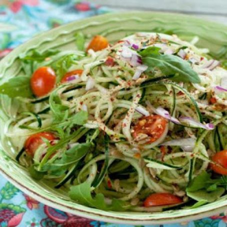 Sweet-and-spicy cucumber noodles recipe