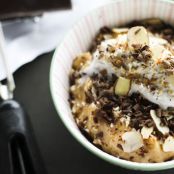 Chocolate & Coconut Rice Pudding in a Pressure Cooker