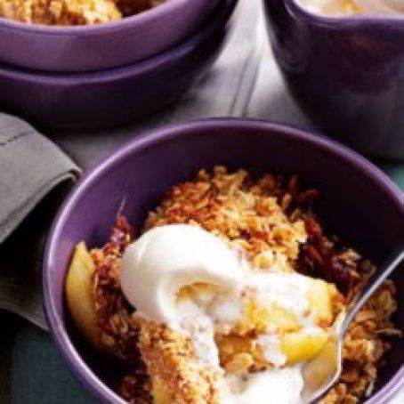 Apple and Date Crumble