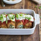 Baked Mozzarella Chicken Rolls