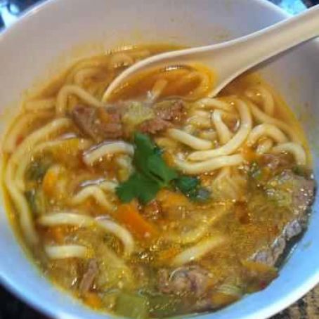 Asian Beef Noodle Soup