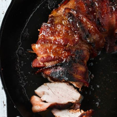 Bacon-Brown Sugar Pork Tenderloin