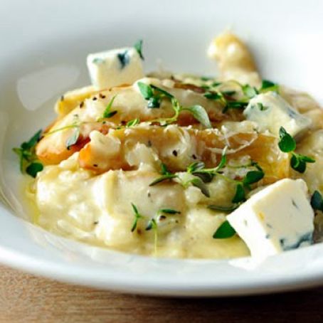 Gorgonzola and Pear Risotto