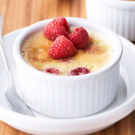 Raspberry Creme Brulee